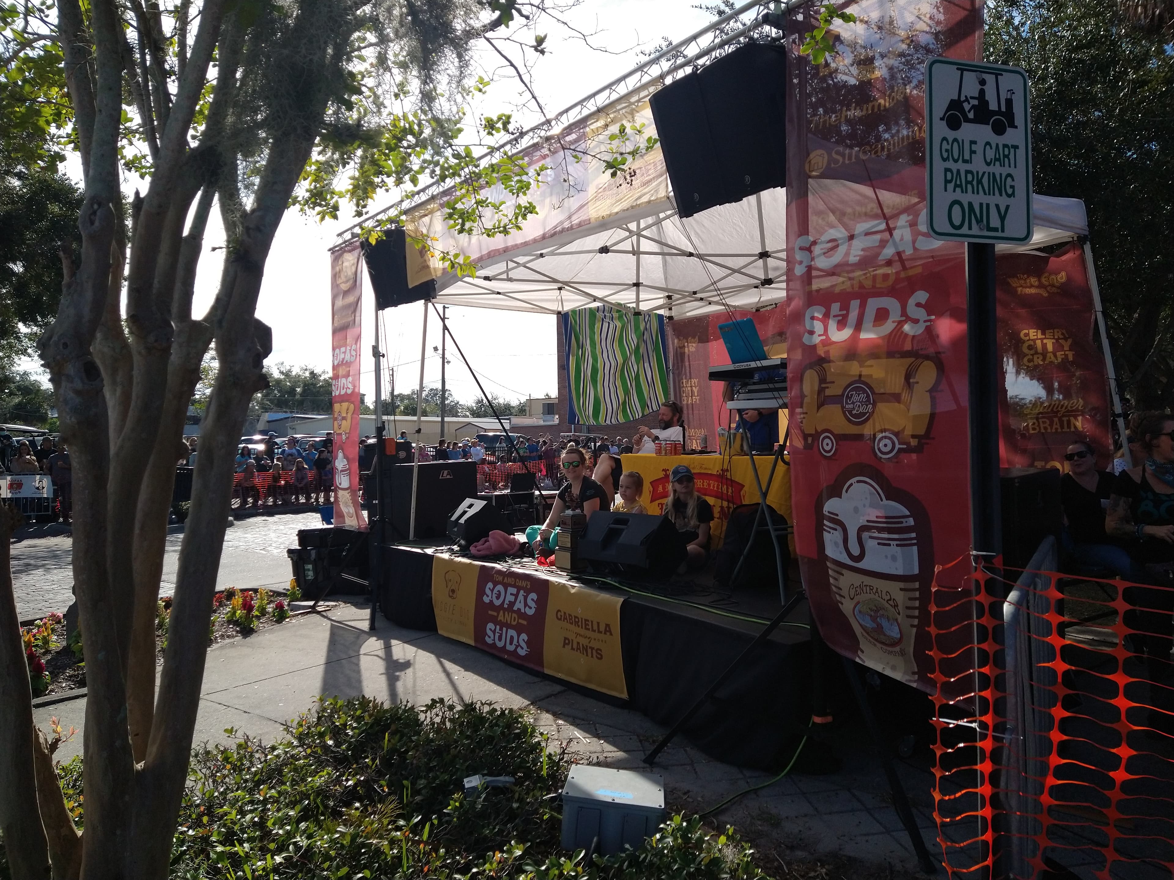 Outdoor stage production