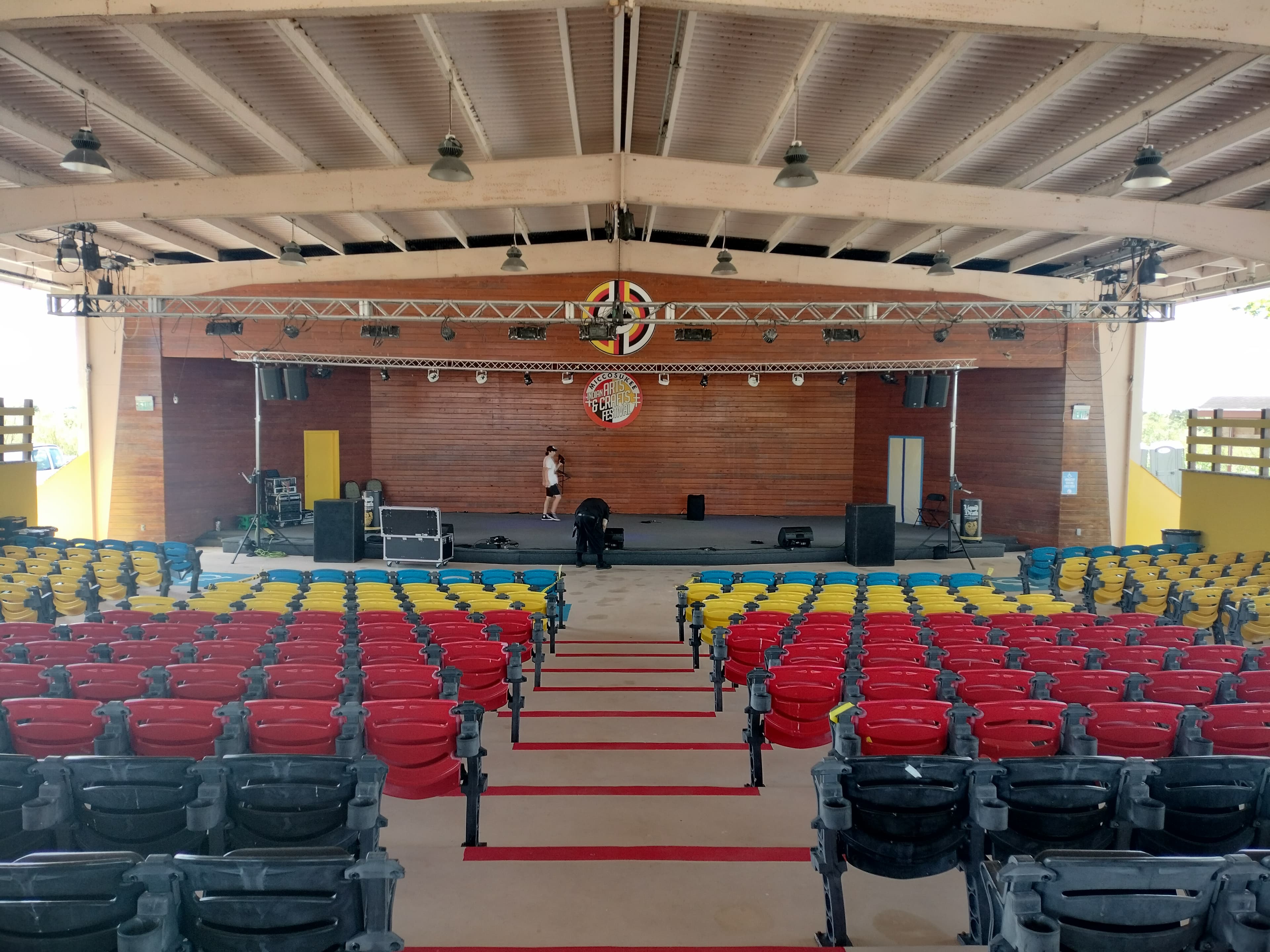 Full outdoor stage production